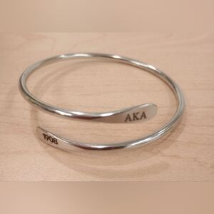 AKA Sorority Stainless Steel Bracelet